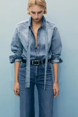 Jeans wideleg tiro alto de Mango en Pantalones para argentina