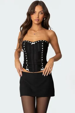 Corset mist con encaje cinta de Edikted en Ropa Interior y Medias para argentina