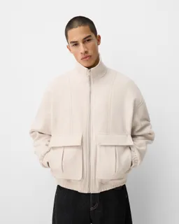 Campera paño de Bershka en Abrigos y Camperas para argentina