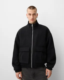 Campera paño de Bershka en Abrigos y Camperas para argentina