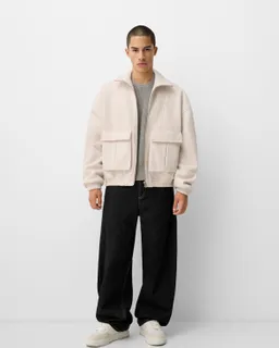 Campera paño de Bershka en Abrigos y Camperas para argentina