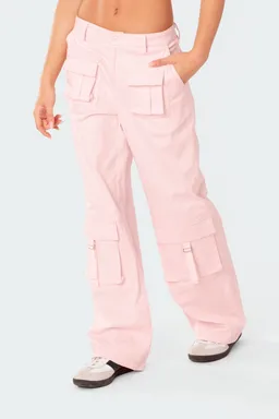 Pantalón cargo tiro bajo joan de Edikted en Pantalones para argentina