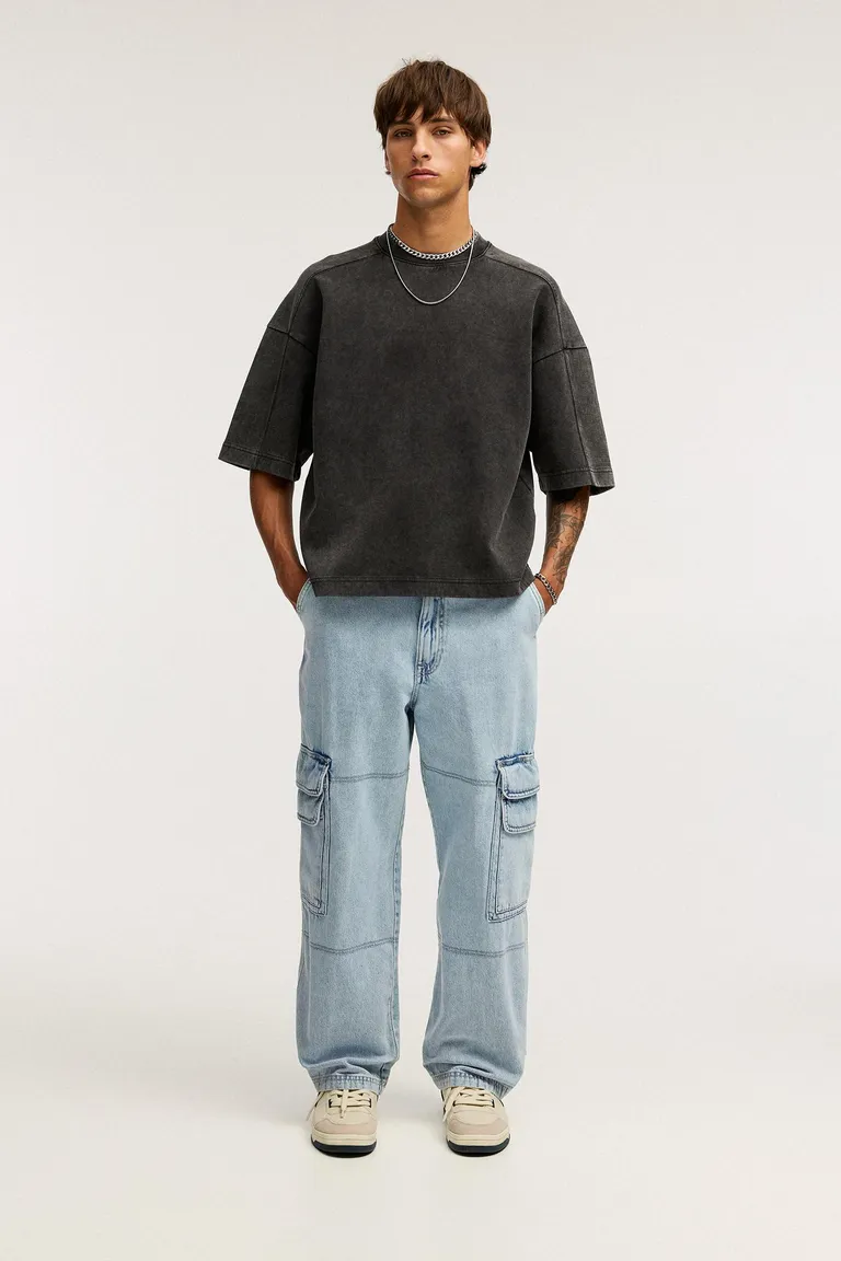 Jeans cargo baggy de Pull&Bear en Pantalones para argentina
