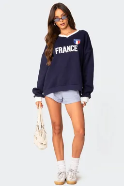 Buzo oversized francia de Edikted en Buzos y Sweaters para argentina