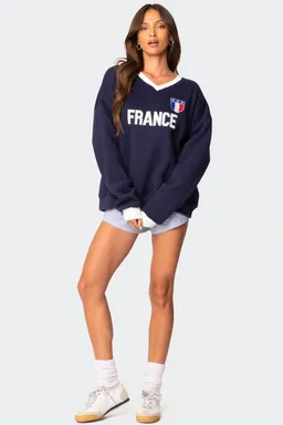 Buzo oversized francia de Edikted en Buzos y Sweaters para argentina
