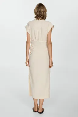 Vestido camisero drapeado de Mango en Vestidos para argentina