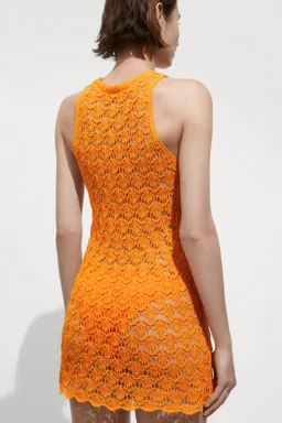 Vestido corto crochet algodón de Mango en Vestidos para argentina