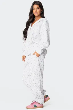 Buzo estampado con cierre bouquet de Edikted en Buzos y Sweaters para argentina