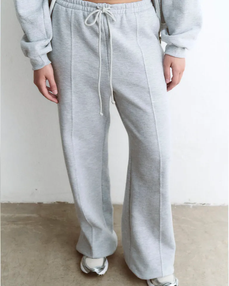 Pantalón ancho con elástico y alforzas en la cintura de Sky en Pantalones para argentina