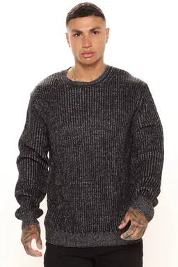 Sweater tejido grueso negro de Fashion Nova en Buzos y Sweaters para argentina