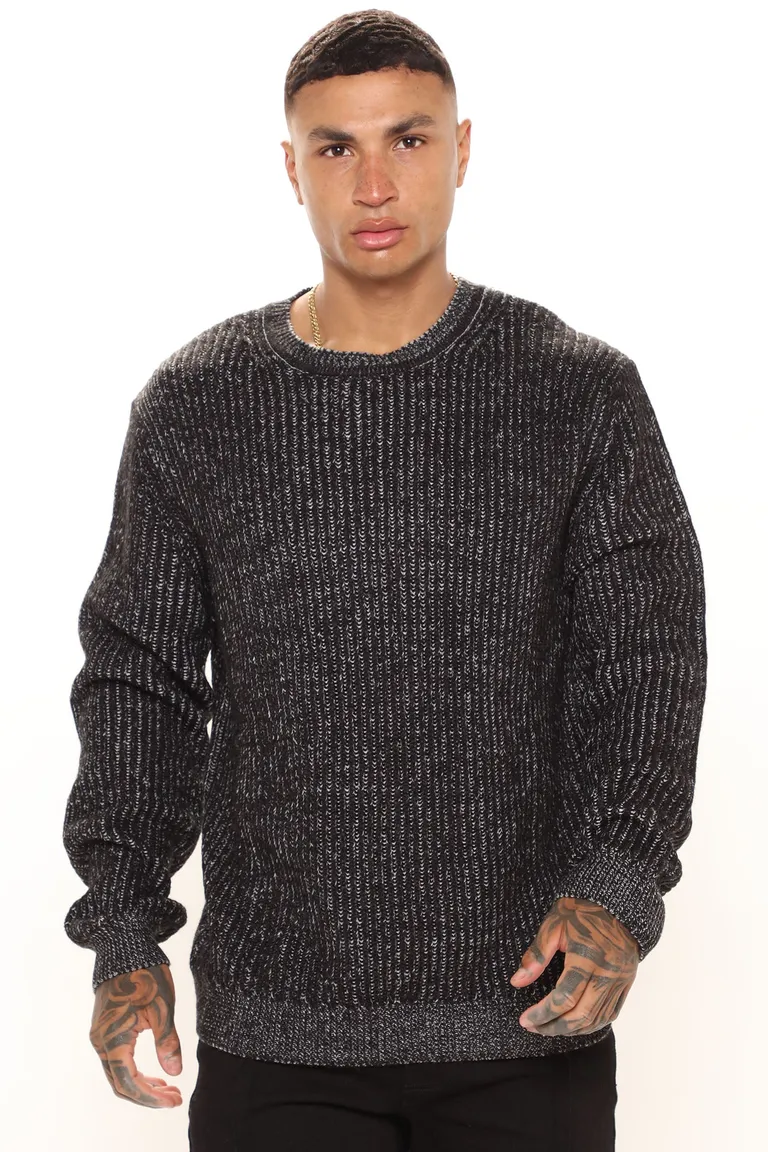 Sweater tejido grueso negro de Fashion Nova en Buzos y Sweaters para argentina