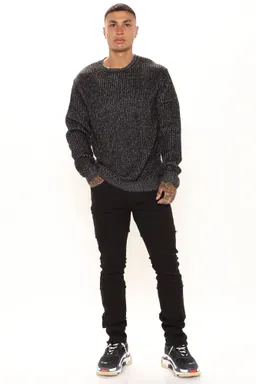 Sweater tejido grueso negro de Fashion Nova en Buzos y Sweaters para argentina