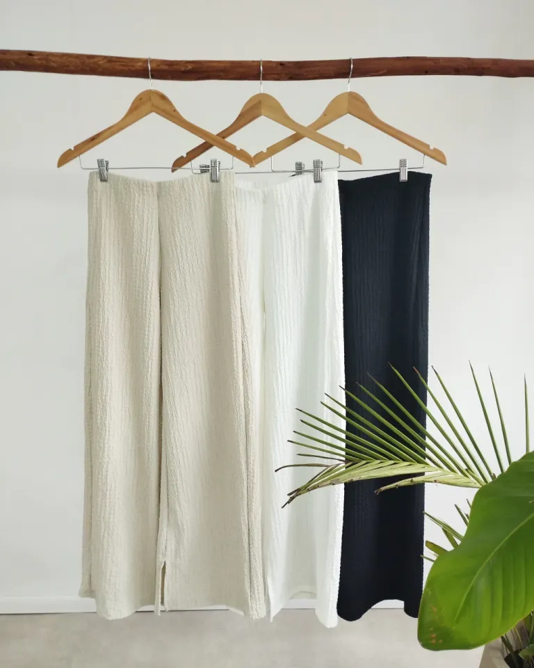 Pantalón recto de corte clásico en color blanco para mujer de Lemmon en Pantalones para argentina