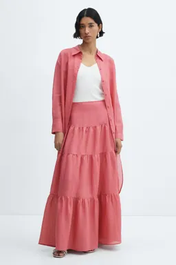 Falda maxi ramio de Mango en Faldas para argentina