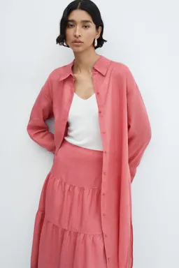 Falda maxi ramio de Mango en Faldas para argentina