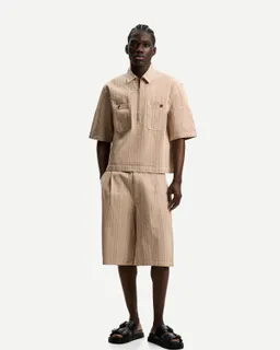 Bermuda denim rayada de Bershka en Bermudas y Shorts para argentina