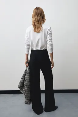Pantalón wideleg con detalles de Mango en Pantalones para argentina