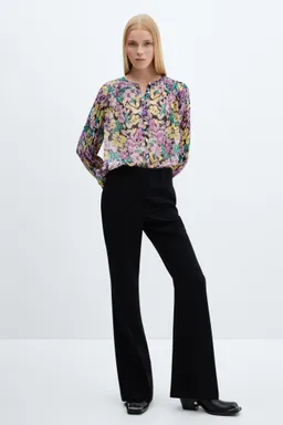 Blusa textura floral de Mango en Blusas para argentina