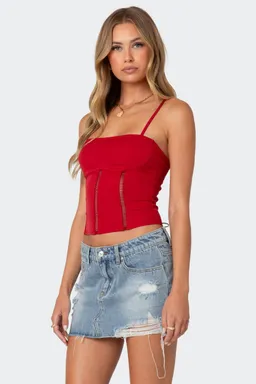 Corset jennie punto escala de Edikted en Tops para argentina