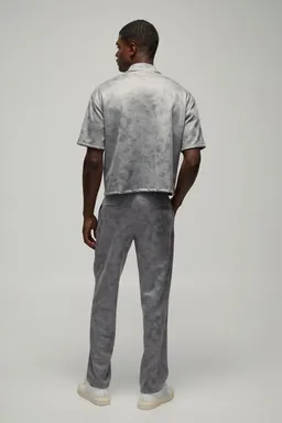 Camisa gamuza sintética oversize de Boohooman en Camisas para argentina