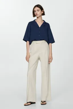Camisa algodón manga corta de Mango en Camisas para argentina