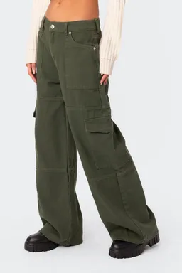 Pantalones cargo denim ember de Edikted en Pantalones para argentina