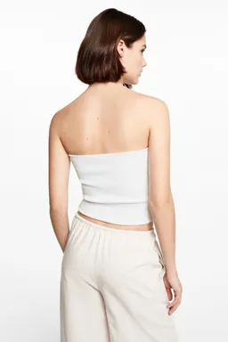 Top bandeau algodón de Mango Teen en Tops para argentina