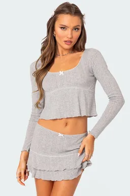 Top pointelle fig de Edikted en Tops para argentina