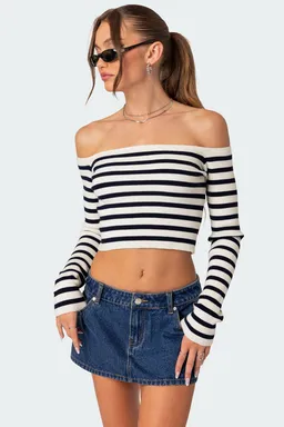Top tejido miranda off shoulder de Edikted en Tops para argentina
