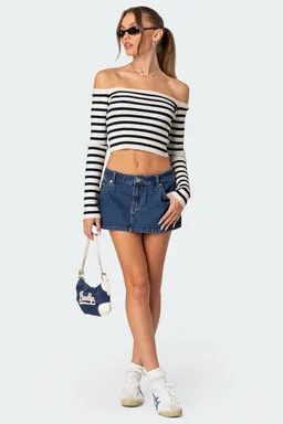 Top tejido miranda off shoulder de Edikted en Tops para argentina