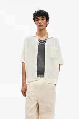 Camisa crochet bolsillo de Pull&Bear en Camisas para argentina