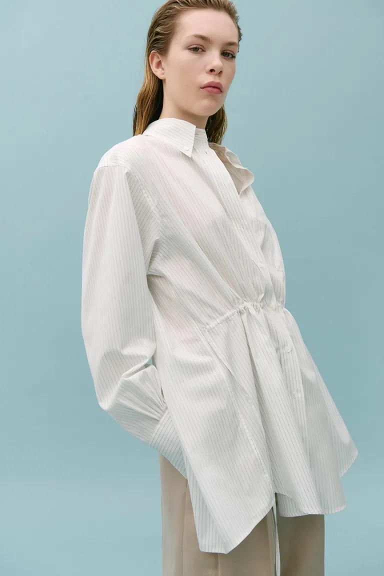 Camisa fruncida abertura trasera de Mango en Camisas para argentina