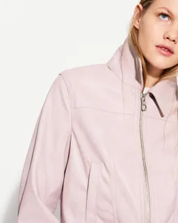 Cazadora efecto cuero rib de Bershka en Chaquetas para argentina