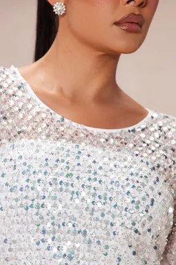 Vestido midi gianna sequin de Fashion Nova en Vestidos para argentina