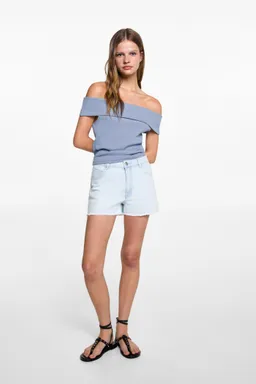 Top canalé hombros descubiertos de Mango Teen en Tops para argentina