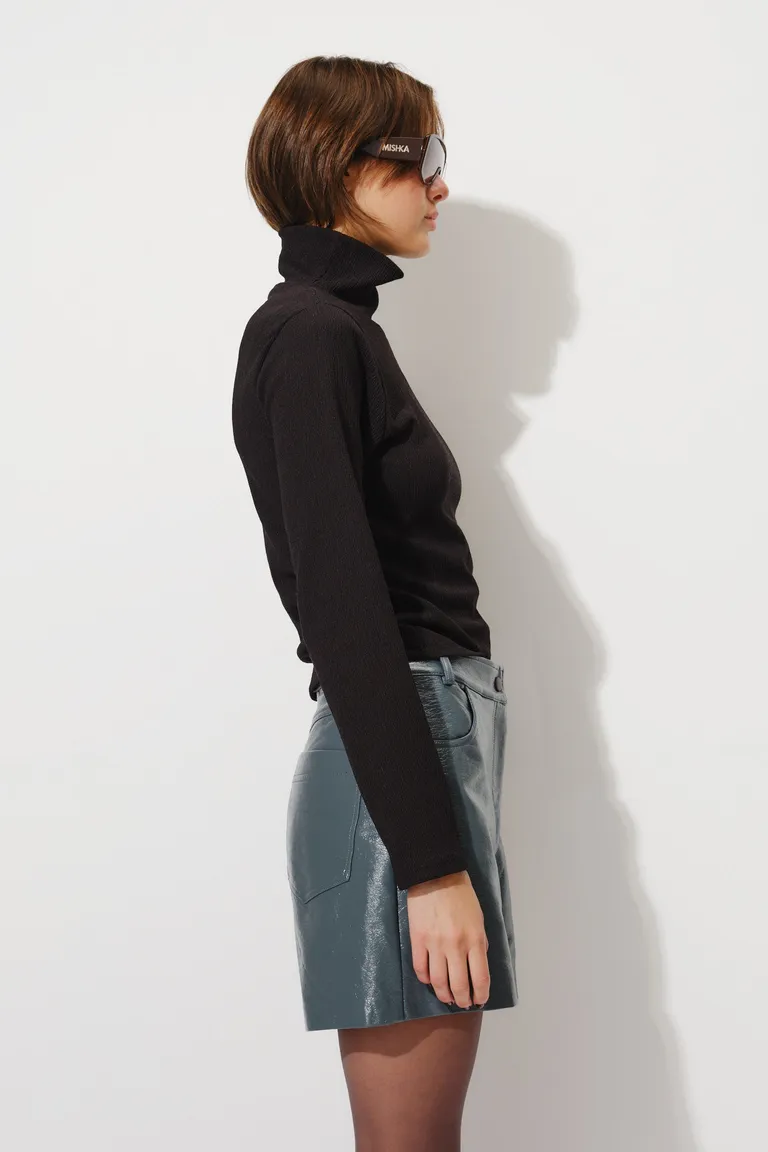 Remera de mangas largas con cuello alto y calce ajustado de Mishka en Remeras para argentina