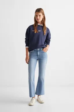 Jeans flare crop de Mango Teen en Pantalones para argentina