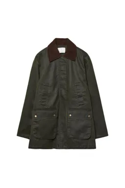 Parka encerada con bolsillos de Stradivarius en Chaquetas para argentina