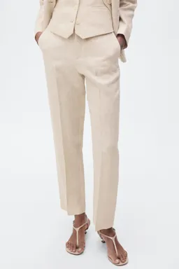 Pantalón lino vestir de Mango en Pantalones para argentina