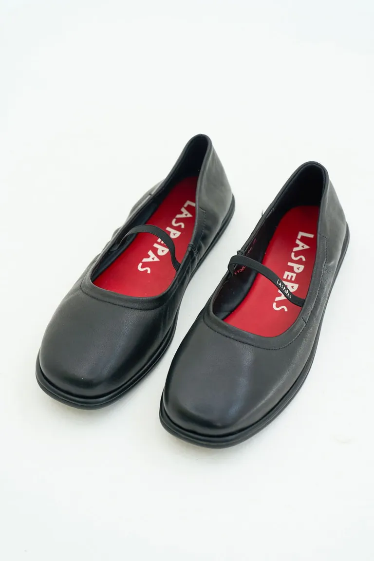 Zapatos de cuero tipo ballerina, de punta redonda y suela liviana de Las Pepas en Ballerinas para argentina