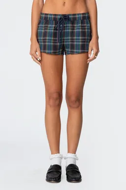 Shorts cabin estampado cuadros de Edikted en Shorts para argentina