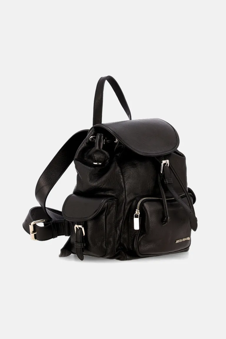 Mochila Break de cuero vacuno napado con cierre ajustable y bolsillos laterales de Justaosadia en Mochilas para argentina