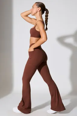 Leggings flare cintura torcida de Oh Polly en Pantalones para argentina