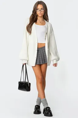 Cárdigan mathilde cuello oversized de Edikted en Buzos y Sweaters para argentina