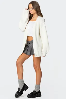 Cárdigan mathilde cuello oversized de Edikted en Buzos y Sweaters para argentina