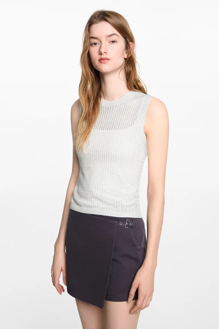 Top lurex calado de Mango Teen en Tops para argentina