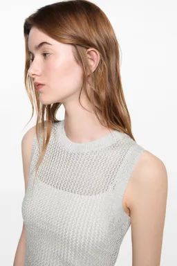Top lurex calado de Mango Teen en Tops para argentina