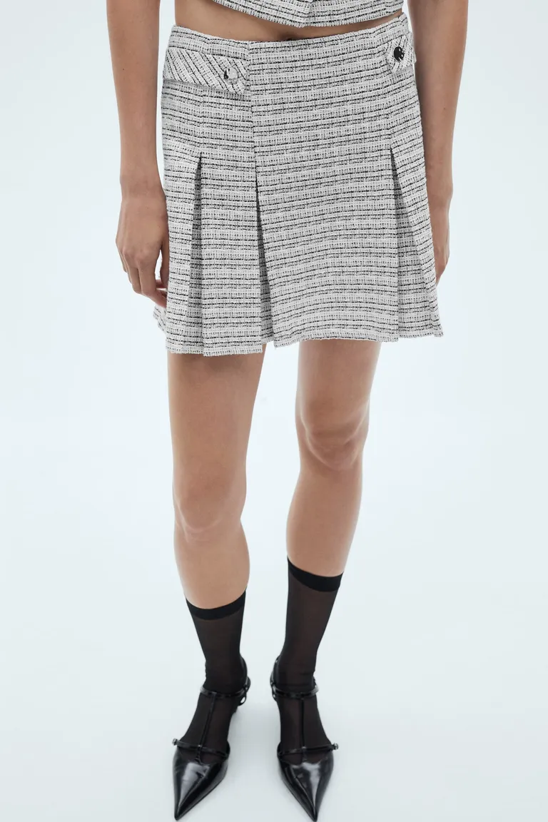Minifalda tweed con botones de Mango en Faldas para argentina
