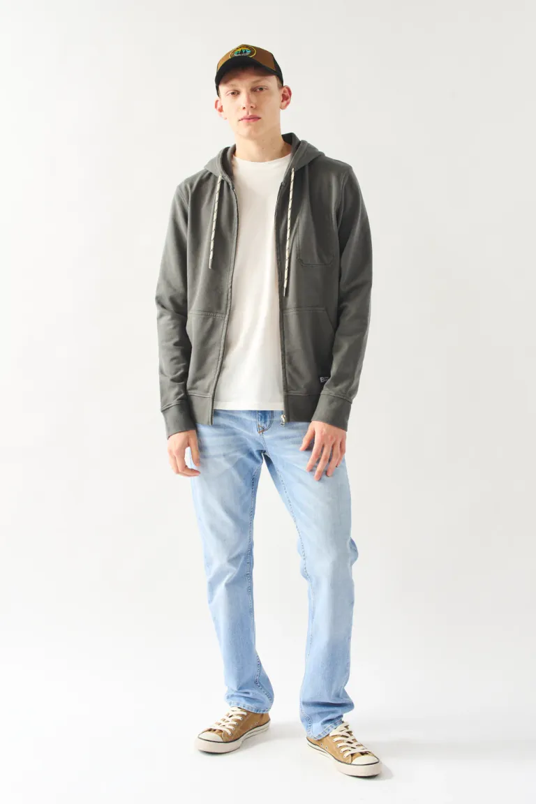 Buzo canguro de algodón premium con capucha y cierre de níquel, ideal para un look casual y cómodo de Bensimon en Buzos y Sweaters para argentina