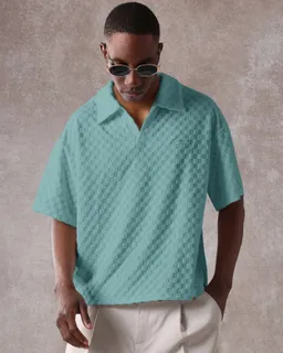 Chomba premium textura ajedrez de Sumwon en Camisas para argentina